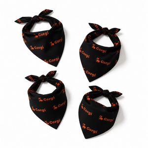 Bandana personnalisée pour chien, écharpe pour animal de compagnie en coton faite à la main, cadeau d'anniversaire mignon pour chiot, bavoir réglable pour chiens de petite, moyenne et grande taille - Product Image 3