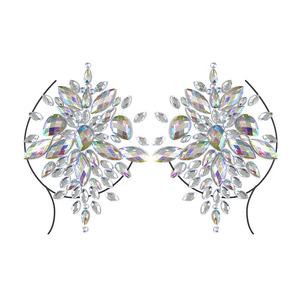 Venta caliente Parche de pecho Empanadas Cubierta de pezón Diamantes Cubierta de pezón Empanadas sexy para mujeres Empanadas de pezón de diamantes de imitación - Product Image 4