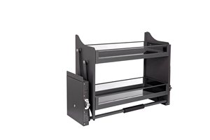 Kitchen Cabinet <strong>Pull</strong> <strong>Out</strong> Drop Down Printer <strong>Shelf</strong> Hardware Kitchen Elevator Glass Basket - Product Image 5