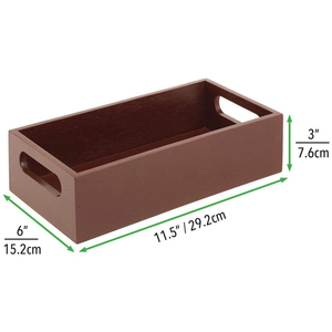 ชั้นเก็บอาหารขนาดกะทัดรัดทำจากไม้ไผ่สีน้ำตาลเอสเปรสโซ่ใช้จัดระเบียบแพ็คเก็ตเครื่องปรุงรส - Product Image 5