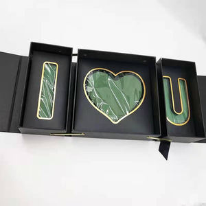 Caja de Flores Popular al por Mayor con <span class=keywords><strong>Doble</strong></span> Apertura, Caja de Flores con la Frase 'Te Amo' para el Día de San Valentín, Día de la Madre, Regalo para Mujeres - Product Image 6