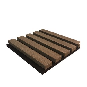 Melamina strisce <span class=keywords><strong>di</strong></span> <span class=keywords><strong>legno</strong></span> <span class=keywords><strong>di</strong></span> <span class=keywords><strong>legno</strong></span> oro <span class=keywords><strong>con</strong></span> pannello acustico due rivestimento <span class=keywords><strong>di</strong></span> colore - Product Image 2