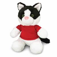 Jouet en peluche pour chat en tissu à rayures jaunes personnalisé, fabrication de jouets en peluche