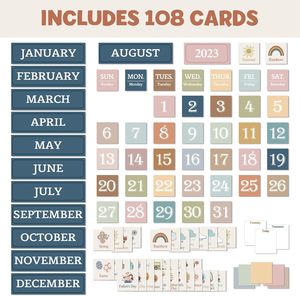 Tùy Chỉnh Lịch Biểu Đồ Túi Cho Lớp Học Thẻ Add-On Trường Nguồn Cung Cấp Giáo Viên Trang Trí Bảng Thông Báo - Product Image 6