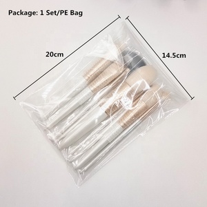 Bộ Dụng Cụ Làm Đẹp Cọ Trang Điểm Thương Hiệu Tùy Chỉnh Bộ 10 Cọ Trang Điểm Chuyên Nghiệp Màu Vàng Và Ngọc Trai Màu Trắng - Product Image 3