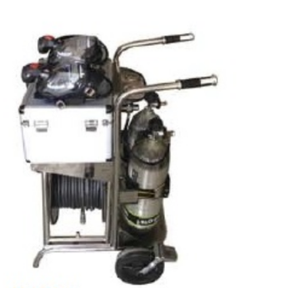 वायु श्वसन तंत्र कार्ट एसबीए आपातकालीन बचाव उपकरण के लिए लंबी ट्यूब ट्रॉली - Product Image 3