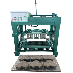 Baixo preço QT4-2B Tijolo Oco Concreto Que Faz A Máquina De Cimento Semiautomático Bloco Oco Tijolo Fazendo Linha De Produção De Máquinas - Product Image 5