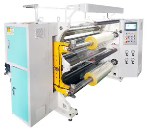Yüksek kaliteli sıcak tarzı PE film CPP/BOPP/laminasyon Film eğme sarıcı kesme makinesi