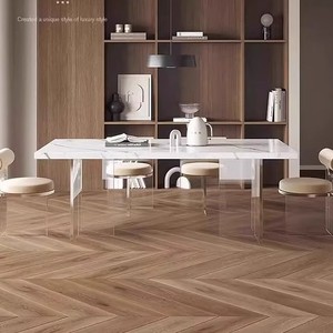 Minimalist Acrylic Suspended Transparent <b>Dining</b> <b>Table</b> Chair Italian <b>Stool</b> Island <b>Table</b> <b>Dining</b> Chair Vanity <b>Stool</b> Suspended Desig - Product Image 2