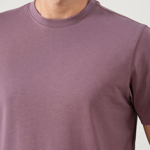 T-shirt uni en coton pour homme, coupe ajustée, idéal pour l'été – Vente en gros pour fabricants de vêtements pour adultes - Product Image 6