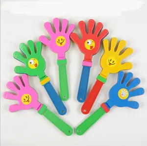 Wholesale nice price fashion popular Colorful Design loudly flash glow plastic hand clap
