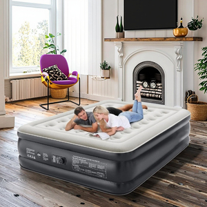 Cama Inflable Doble Leao Nueva OEM, Bomba Integrada, Colchón de Aire de <span class=keywords><strong>Espuma</strong></span> Plegable y Portátil para Acampar al Aire Libre y el Hogar - Product Image 1