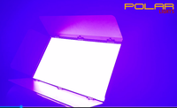 Polarlights tête mobile LED lumière intérieure panneau souple stroboscopique 5 couleurs lumières LED laveuse murale lumière pour DJ Bar Club scène