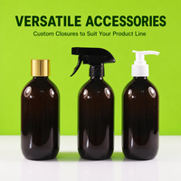 Bouteille en plastique de 500 ml avec pulvérisateur à gâchette pour le nettoyage domestique, l'entretien automobile, le nettoyant mousse pour pneus, le nettoyant pour salle de bain, cuisine et vitres