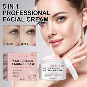 La crema facial reafirmante 5 en 1 reduce las arrugas y las manchas mejora la opacidad hidrata la crema facial hidratante - Product Image 2