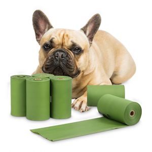 Bolsas Biodegradables y Ecológicas para Excremento de Perro con Diseño de Dibujos Animados, con Dispensador y Asas, Rollos de Fácil Apertura para Desechos de Mascotas - Product Image 4
