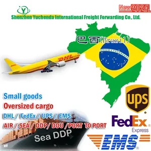 2024新中国货运代理巴西DDP空运/海运DHL/联邦/不间断电源快递FBA门到门巴西