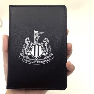 Set Personalizzato Porta Passaporto <span class=keywords><strong>e</strong></span> Etichetta Bagaglio in Pelle PU Nera, <span class=keywords><strong>Portafoglio</strong></span> da Viaggio Sottile - Product Image 2