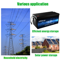 Batería Inteligente de Litio Hierro Fosfato de Ciclo Profundo y Larga Duración de 12V, Certificada por UL1973 y CE