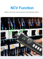 NOYAFA-Probador de cable de red Lan RJ45 Cat6a, rastreador de cables, probador de red BT POE