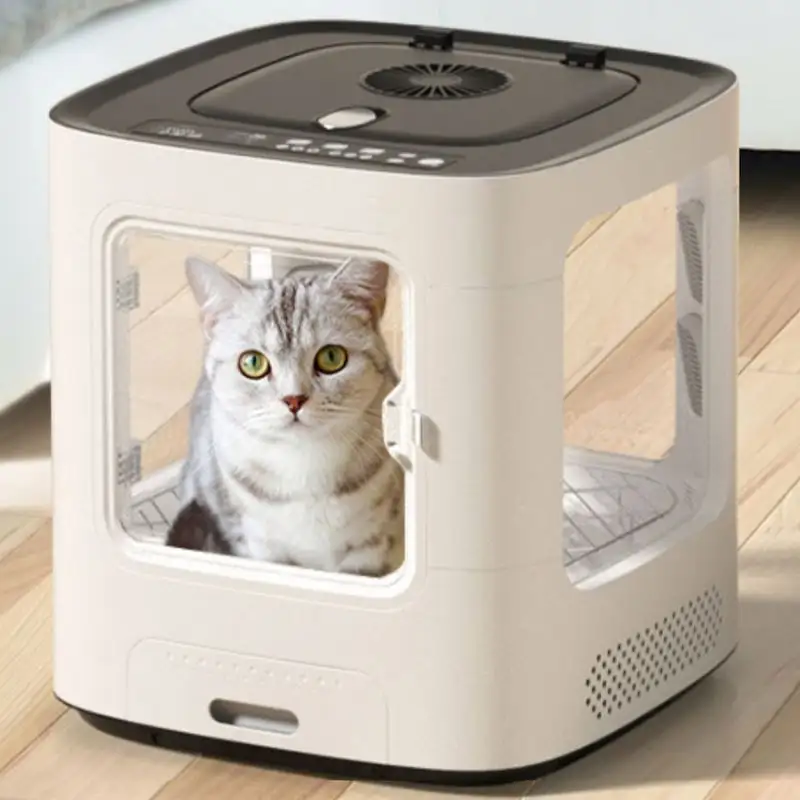 新しいペット乾燥ボックス猫犬乾燥機ブロードライ自動家庭用バスブロードライアーティファクトペットショップ専用