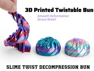 Slime Twist Decompression 3D Stampato – Giocattolo Antistress con Azione di Torsione Fluida - Product Image 2