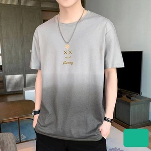 High Quality Cotton Summer Custom LOGO Print T-shirt Men's Blank Plain T Shirts Premium Cotton 210gsm t Shirt - Product Image 4