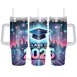 <span class=keywords><strong>2025</strong></span> cao cấp lớp tốt nghiệp Quà Tặng tùy chỉnh 3D in 40oz thép không gỉ cách nhiệt cốc cốc với xử lý và rơm - Product Image 5