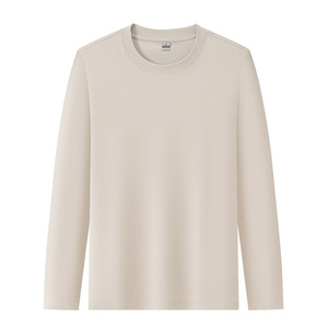 Camicia a Maniche Lunghe YuKaiHe per <span class=keywords><strong>Uomo</strong></span> <span class=keywords><strong>in</strong></span> Tessuto di Cotone e Sorona 230GSM di Alta Qualità, Logo Personalizzato, Oversize, Traspirante e Confortevole - Product Image 2