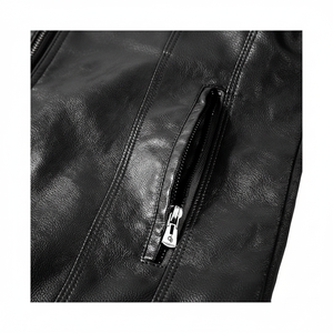 เสื้อแจ็คเก็ตหนังวัวสำหรับผู้ชาย ระบายอากาศได้ดี เป็นมิตรกับสิ่งแวดล้อม แห้งเร็ว อุ่นในฤดูหนาว คอตั้ง สไตล์ลำลอง คุณภาพสูง ปรับแต่งได้ - Product Image 1