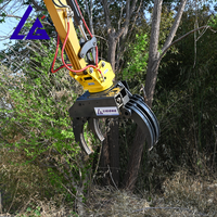 Scie à grappin hydraulique pour excavatrice SK70/R80-360 °   Rotation, conçue pour l'entretien routier municipal et la coupe sélective