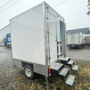 Inodoro Portátil de Lujo para Caravana Blanca, Diseño de 2 Compartimentos, Remolque Móvil para Baño y Aseo - Product Image 4