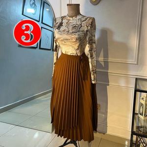 <span class=keywords><strong>Jupe</strong></span> <span class=keywords><strong>Tutu</strong></span> <span class=keywords><strong>Mi</strong></span>-<span class=keywords><strong>longue</strong></span> Plissée Ligne A à Taille Haute pour Femme, Nouveau Design Tendance Été en 5 Couleurs - Product Image 5