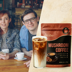 BSTBIO 6 Hongos (Melena de León, Cordyceps, Reishi) con Café Arábica, 30 Porciones, Café Instantáneo con Hongos - Product Image 5