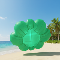 Ballon gonflable suspendu en forme de nuage blanc, ballon en hélium, ballon nuage céleste avec lumière LED, modèle de nuage gonflable géant pour la publicité