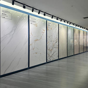 Losas de Piedra Sinterizada con Superficie de Mármol Pulido y Esmaltado, Azulejos para Paredes y Pisos, Uso <span class=keywords><strong>en</strong></span> Dormitorios, Tecnología de Inyección de Tinta 3D, Interior/Exterior - Product Image 1