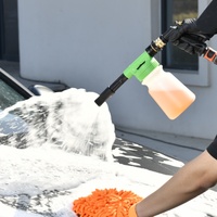 Pistolet à mousse pour lavage de voiture, pulvérisateur de mousse pour tuyau d'arrosage, produit de nettoyage facile à utiliser pour voitures, camping-cars, bateaux et motos
