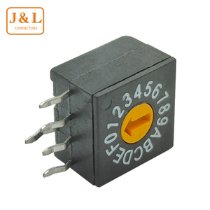 Bán hàng nóng 10 16 vị trí 5.08 mét Pitch SMD ROTARY Encoder Dip chuyển góc bên phải 4 + 1 pin Nhu cầu cao Thiết bị chuyển mạch quay - Product Image 6