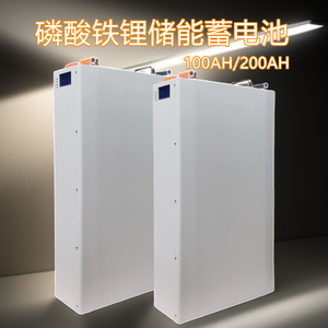 Batterie de stockage d'énergie murale LiFePO4 51,2V 100AH 200AH hors réseau avec port de communication RS485 - Product Image 3