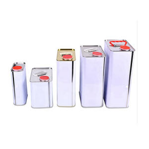 Các Nhà Sản Xuất Tùy Chỉnh Rỗng 4L Hình Chữ Nhật Sơn Lon <span class=keywords><strong>5L</strong></span> Trắng Vuông Hóa Chất Động Cơ Dầu Kim Loại <span class=keywords><strong>Tin</strong></span> Có Thể Có Nắp Đậy - Product Image 5