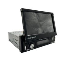 Pantalla grande 1 Din Car cassette Reproductor de navegación GPS para ajuste universal para todos los automóviles con radio BT 1080p video