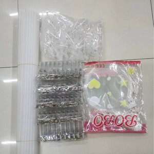 Ballons LED Bobo lumineux à main, ballons transparents à bulles lumineuses, 3 niveaux de clignotement, poignées lumineuses, guirlande lumineuse pour Ramadan, remise des diplômes - Product Image 5