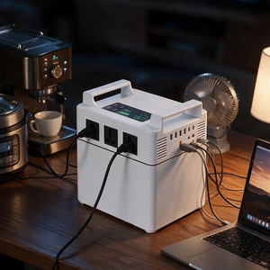 Station d'alimentation portable 1200W 1152Wh 110V/220V, 6 ports USB, alimentation de secours UPS pour la maison, l'atelier, les situations d'urgence en extérieur - Product Image 4