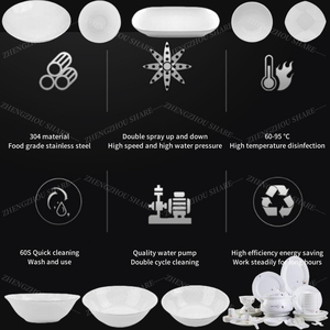 Lave-vaisselle portable en acier inoxydable de haute qualité, lave-vaisselle électrique, lave-vaisselle intelligent pour restaurants - Product Image 5