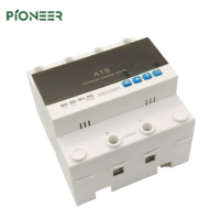 Ventes d'usine ATS Nouvelle conception 63A 220V Interrupteur de transfert automatique Générateur Petit rail DIN Triphasé Type PC