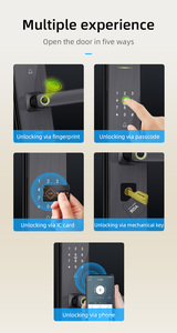 Tuya Fingerprint Scanner App Wifi Remote Home <span class=keywords><strong>Zone</strong></span> <span class=keywords><strong>Digital</strong></span> Electric Deadbolt Top Security Lock - Product Image 6