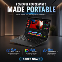 Ordinateur portable professionnel Windows ThinkPad X1 Carbon 2026 haute performance IA, Intel Core Ultra X7 358H, 64 Go de RAM, SSD 2 To, écran OLED 2,8K 120 Hz