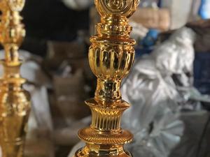 Asesome, muebles <span class=keywords><strong>de</strong></span> dormitorio <span class=keywords><strong>de</strong></span> latón plateado/dorado <span class=keywords><strong>de</strong></span> estilo francés, estante <span class=keywords><strong>de</strong></span> madera <span class=keywords><strong>de</strong></span> lujo real europeo para gimnasio en casa - Product Image 6