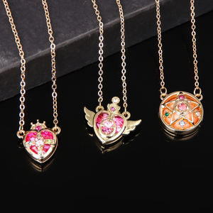 Collier Bijoux de Mode Mignon Pendentif <span class=keywords><strong>Baguette</strong></span> Magique SAKURA Card Captor <span class=keywords><strong>Sailor</strong></span> <span class=keywords><strong>Moon</strong></span> pour Filles - Product Image 3