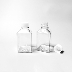 Ibelong Lege Laboratorium 50Ml 60Ml 125Ml 250Ml 500Ml 1000Ml Vierkante Transparante Clear Pet Plastic media Fles Bloed Serum Fles - Product Image 5